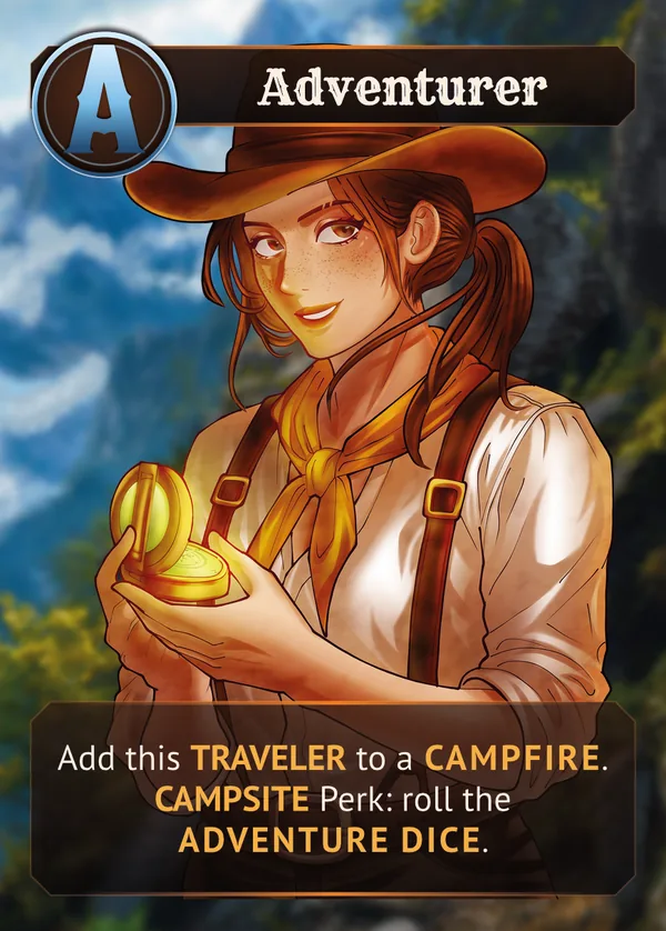 Adventurer traveler card